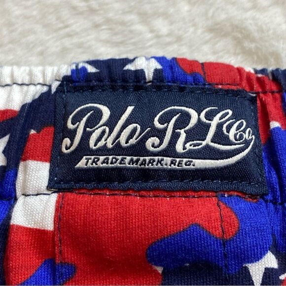 Polo Ralph Lauren Co Red White Blue Boxer Shorts Size XL - Picture 4 of 9